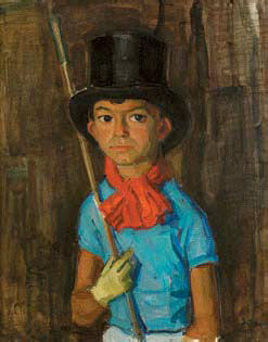 “MENINO DE CHAPÉU ALTO”,