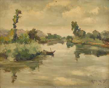 “PAISAGEM - RIO LIZ”,