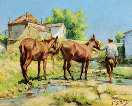 “TRATANDO OS CAVALOS”,