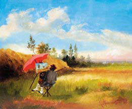 “PAISAGEM - AUTOR PINTANDO”,