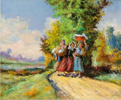 PAISAGEM COM LAVADEIRAS