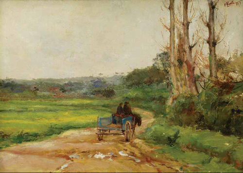 """Paisagem com carroça"""