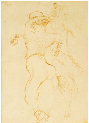 Par de dançarinos espanhóis