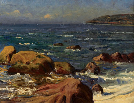 Rochedos junto ao mar