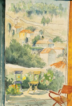 Vista de casario - Minho