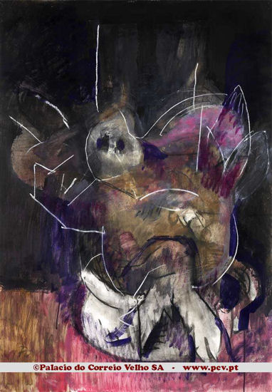 Porquinha sentada num bacio (Cochon sur um pot)