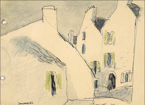 Natureza morta - vaso com flores