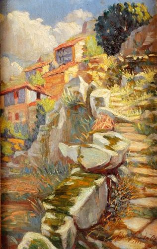 Paisagem com casario rural