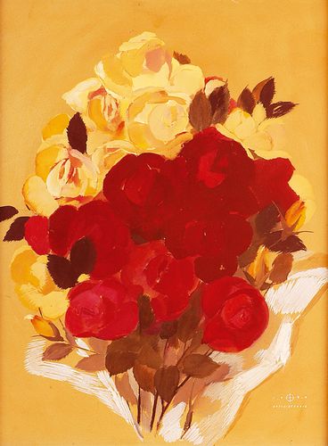 Natureza morta - ramo de flores