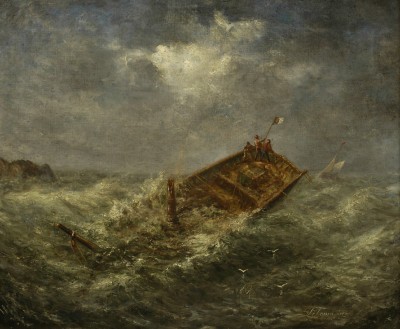 Naufrágio de embarcação com bandeira portuguesa