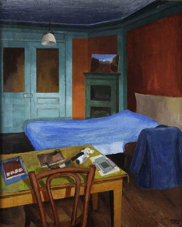 Sem título - Interior do quarto do artista