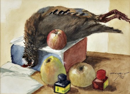Natureza morta com perdiz