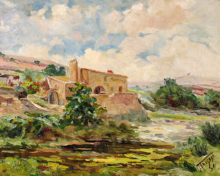 "PAISAGEM COM AZENHA"