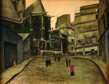 "Trecho de cidade europeia"