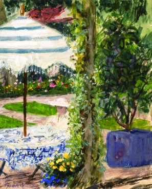 "Senhora no jardim"