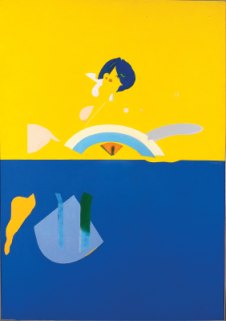 Graça Lobo, amarelo e azul