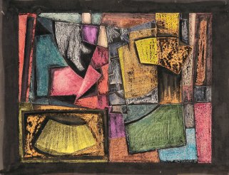 Jogadores de cartas - original para serigrafia