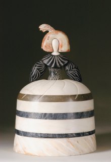 Menina com saia de balão