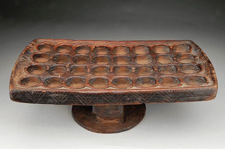 Tabuleiro para o jogo Mancala