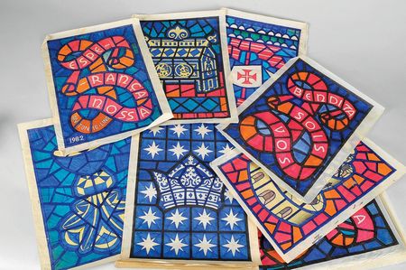 "Maquetes para vitrais"