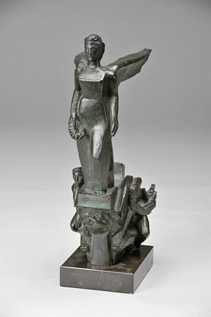 "Figura alada - Prémio do S. N. I."