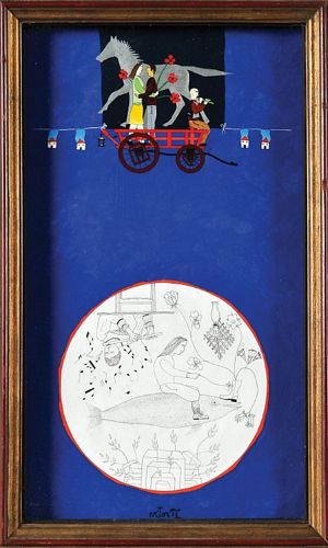 "Voando sobre um peixe"