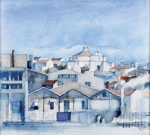 "Vista de Lisboa - Capela de Santo Amaro"
