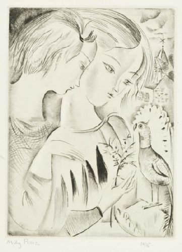 Figuras com pássaro