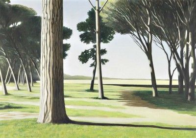 Paisagem com árvores