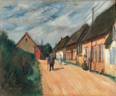 Vista de Aldeia com figuras