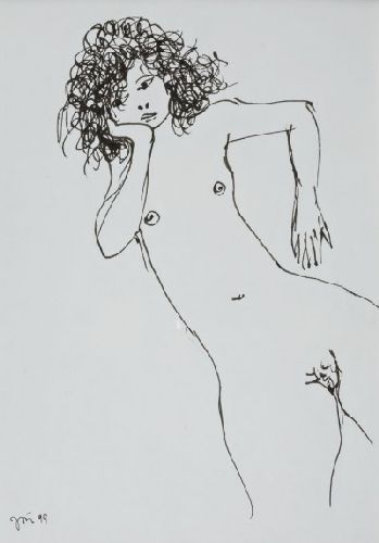 Nu feminino