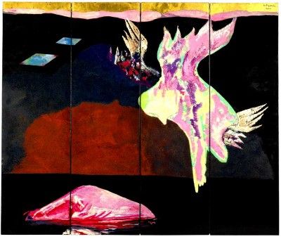 Sem título - Biombo de 4 folhas