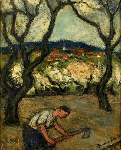 Sem título - Paisagem com figura