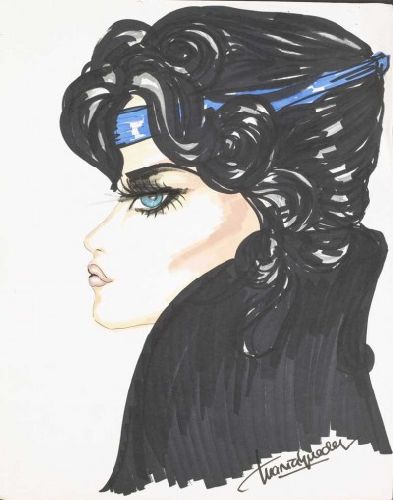 Sem título - cabeça feminina