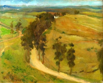 Paisagem com caminho