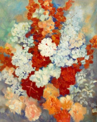 Natureza morta com flores