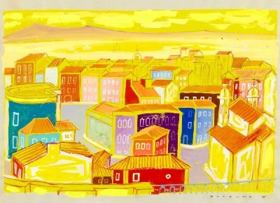 Sem título - paisagem de Lisboa