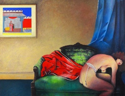 Sem título - Nu com sofa