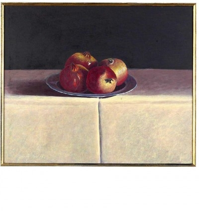 Natureza morta com romãs